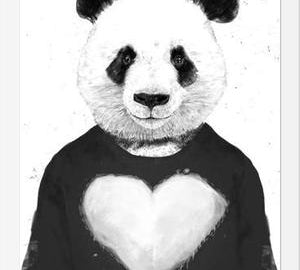 Cuadro Lovely Panda