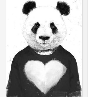 Cuadro Lovely Panda