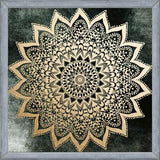 Enmarcado EMERALD BOHO NIGHTS MANDALA