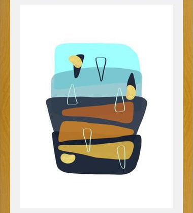 Cuadro Modern minimal forms 19