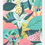 Cuadro Flamingo Tropical