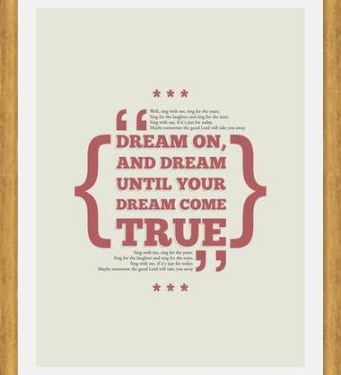 Cuadro Dream On