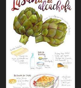 Cuadro Lasaña de Alcahofa