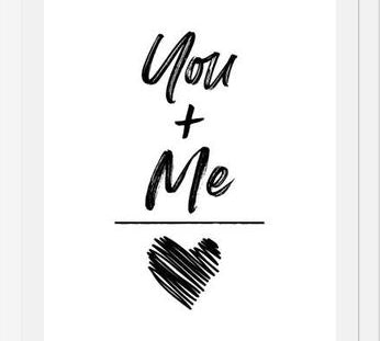 Cuadro You And Me Is Love