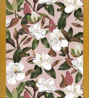 Cuadro Magnolias Pink Pattern