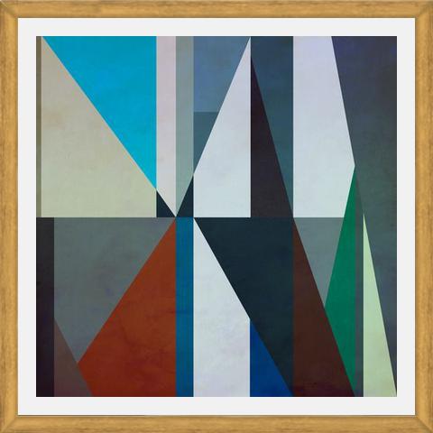 Cuadro Interconnected Triangles