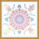 Enmarcado BOHO HAMSA MANDALA