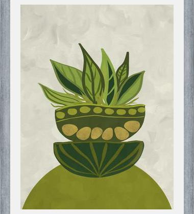 Cuadro Still life Green plants
