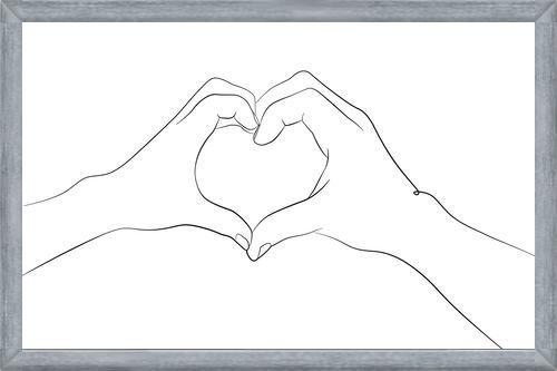 Cuadro Hands series - I love you