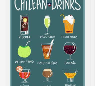 Cuadro Chilean Drinks