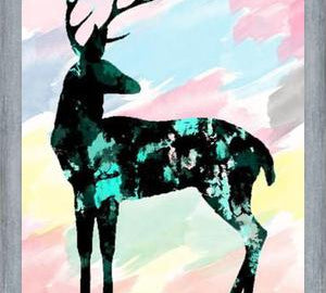 Cuadro Abstract Deer