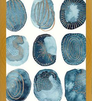 Cuadro Indigo watercolorInk 04