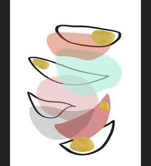 Cuadro Modern minimal forms 15