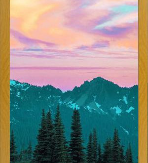 Cuadro Holographic Sky