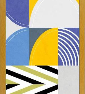 Cuadro Curvas Abstractas 6