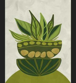 Cuadro Still life Green plants