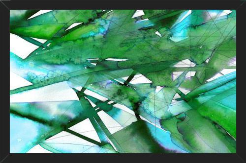 Cuadro GUIDING LIGHTS 4, GREEN AQUA