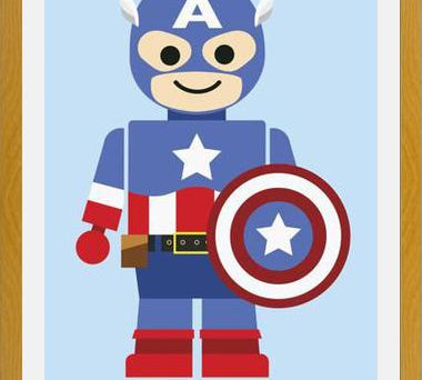 Cuadro Capitán América Toy