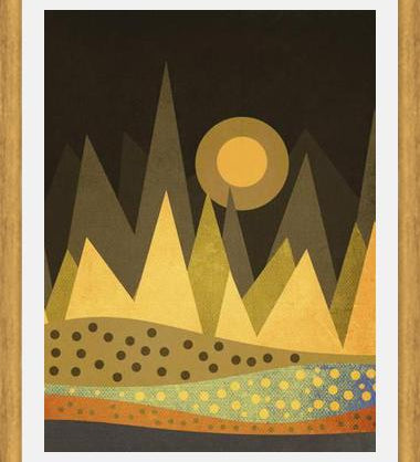 Cuadro Geometric landscape 02