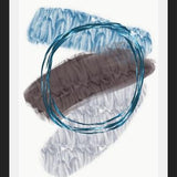Cuadro Quirky shapes blues