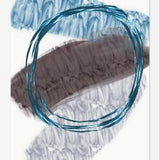 Cuadro Quirky shapes blues
