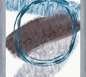 Cuadro Quirky shapes blues