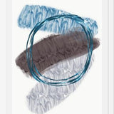 Cuadro Quirky shapes blues