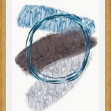 Cuadro Quirky shapes blues