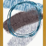 Cuadro Quirky shapes blues