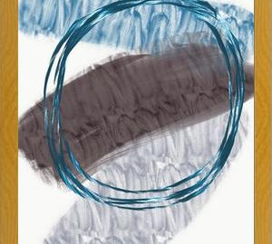 Cuadro Quirky shapes blues