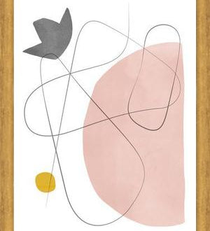 Cuadro Abstraction with gray lines 2