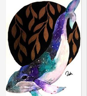 Cuadro universe whale