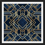 Cuadro Art Deco Blue