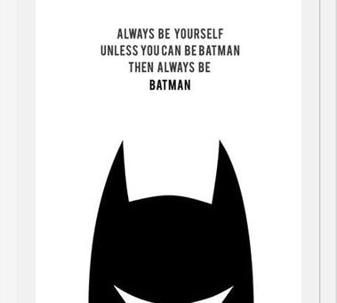 Cuadro Be Batman