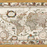 Cuadro Mapa Vintage