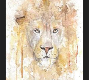 Cuadro Retrato de un León