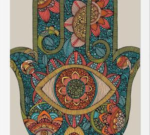 Cuadro Hamsa