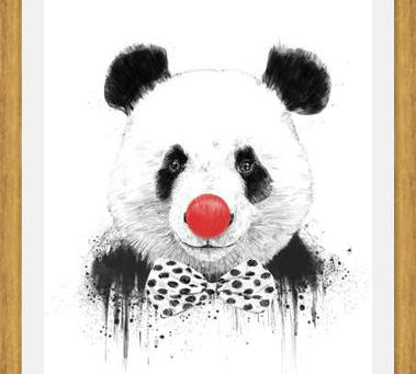 Cuadro Clown Panda