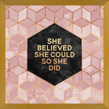 Cuadro She Believed She Could
