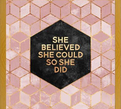 Cuadro She Believed She Could