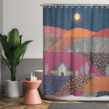 Cortina de Baño Midnight landscape II