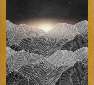Cuadro Lines in the mountains XIX