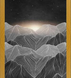Cuadro Lines in the mountains XIX