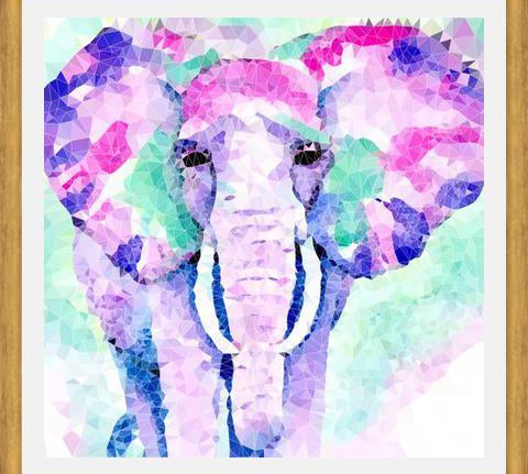 Cuadro Elefante Rosa