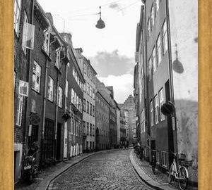 Cuadro Streets of Kopenhagen BW