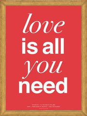 Cuadro THE BEATLES - LOVE IS ALL YOU NEED tulip