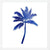 Cuadro Blue Palm Tree III