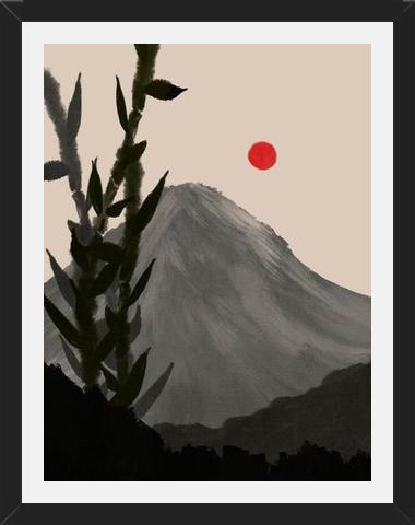 Cuadro Japandi Mountains 1