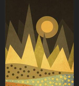 Cuadro Geometric landscape 02