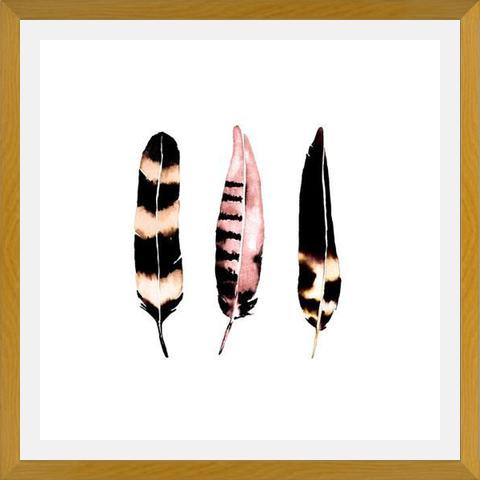 Cuadro Feathers Of Rose Gold